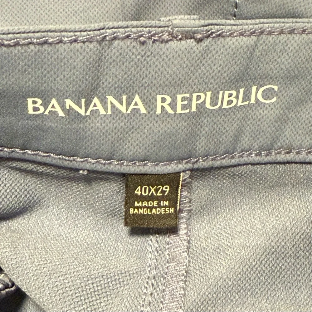 Banana Republic Chino Dress Pants Two Zip Pockets China‎ Blue Size 40x29